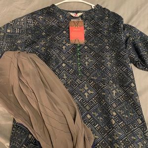 Authentic Ethnic long Kurta dress from India XL